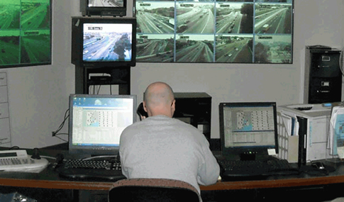 Employee at a Transportation Management Center.