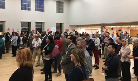 A group of citizens attend an Orlando Future Ready meeting.