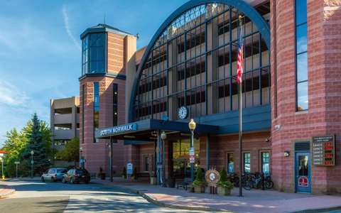 Entrance to South Norwalk Railroad Station