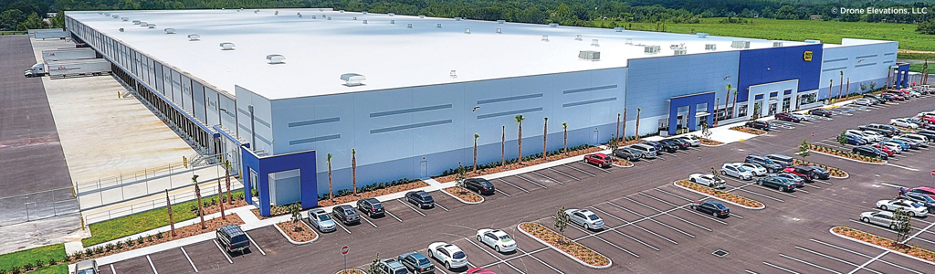 Best Buy distribution center in Florida. Image courtesy of Drone Elevations, LLC.